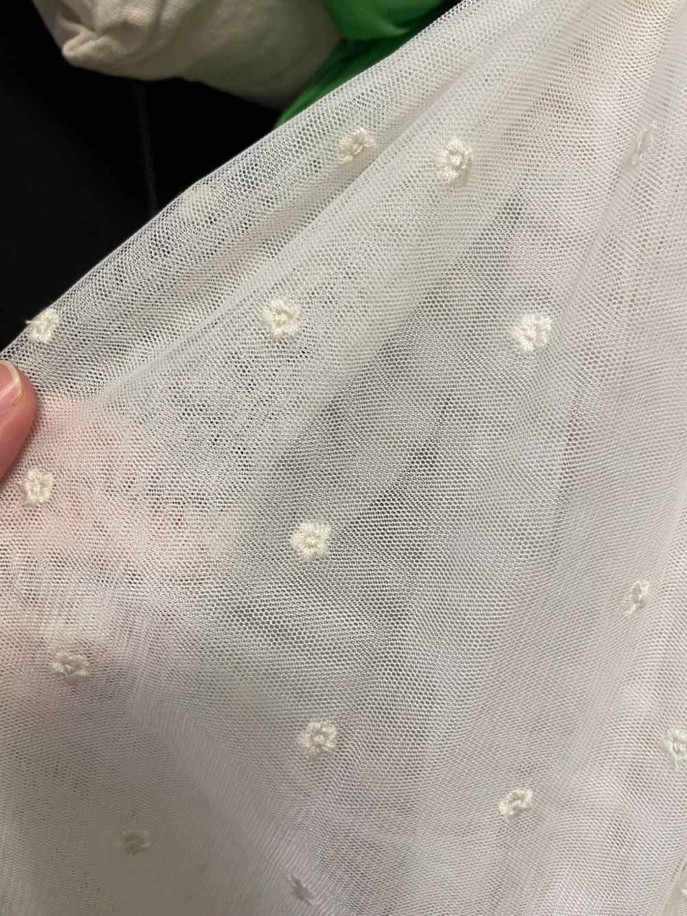 Noralee flower girl tulle ivory dress size 6 - Picture 6 of 7